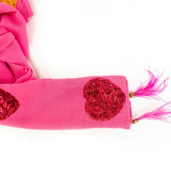 Pink Love Cashmere Scarf - Hemera Gifts