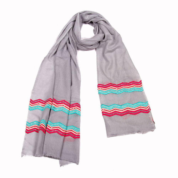 Zig Zag pop design Stole - Hemera Gifts