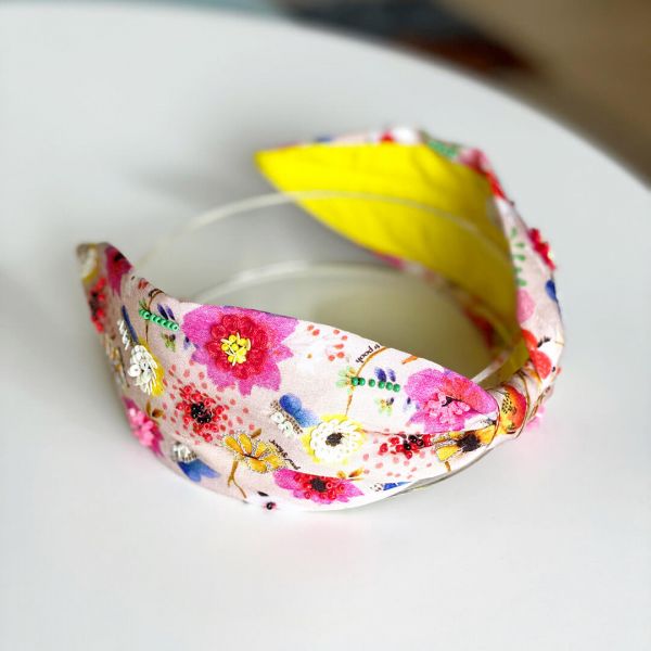 Cecila Floral headband - Hemera Gifts